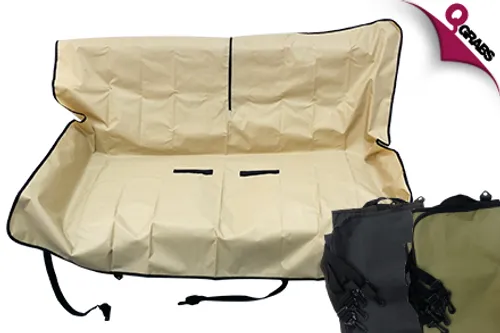 From QR49, Protect Your Car from Your Fur Babies with Seat & Boot Covers for Pets - Choose from 3 Shades! (Up to QR198 Value)